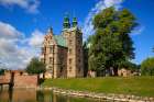 Copenhagen, Denmark. Rosenborg Castle and moat. Art Print